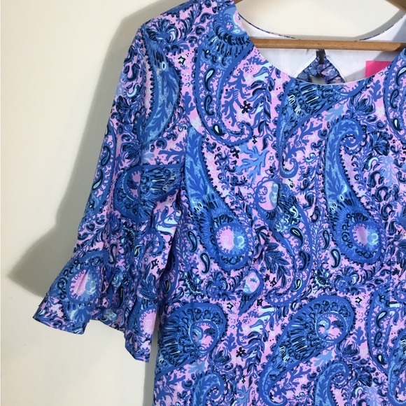 Lilly Pulitzer Fiesta Stretch Purple Iris Hello Sunshine Dress - Picture 2 of 7